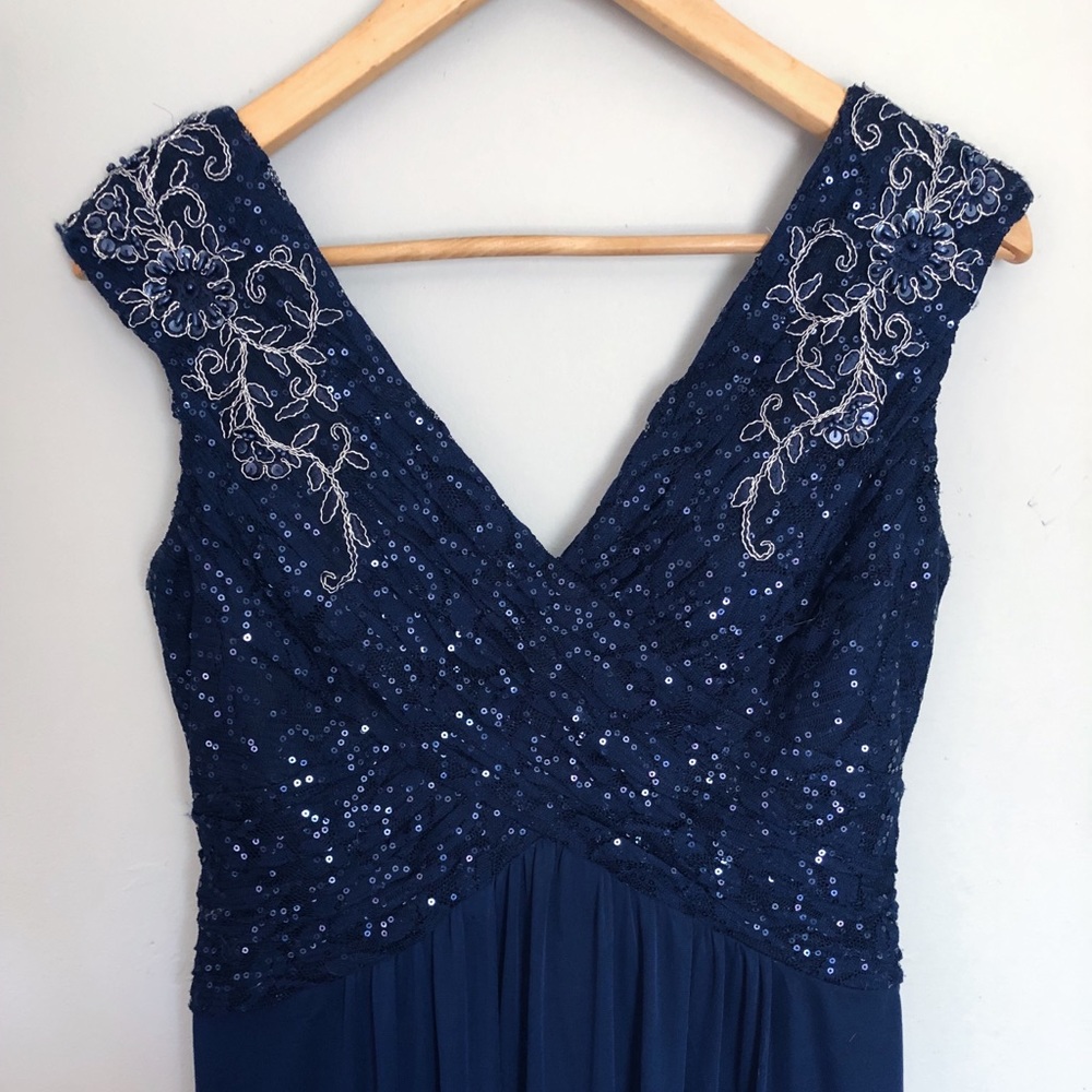 Navy Blue Prom Dress